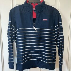 Vineyard Vines Boy’s Navy Striped Sweater